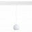 ST354.543.12 Магнитный трековый светильник подвесной Белый LED 1*12W 4000K 750Lm Ra>80 36° IP20 D100 SKYLINE 48