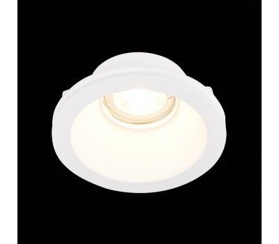ST254.308.01 Св-к встр. из гипса Белый GU10 1*50W  IP20 D120xH50 180-240V Без ламп Встраиваемые светильники