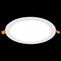 ST209.538.18 Св-к встр. Белый LED 1*18W 3000K 1 296Lm Ra80 110° IP20 D225xH8 90-265V Встраиваемые светильники