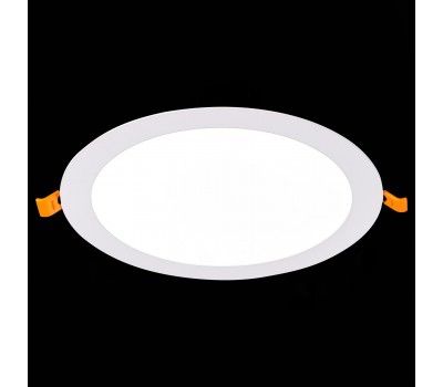 ST209.538.18 Св-к встр. Белый LED 1*18W 3000K 1 296Lm Ra80 110° IP20 D225xH8 90-265V Встраиваемые светильники