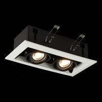 ST250.548.02 Св-к встр. Черный GU10 2*50W L245xW126xH70 220V Без ламп Встраиваемые светильники ST250.548.02 Св-к встр. Черный GU10 2*50W L245xW126xH70 220V Без ламп Встраиваемые светильники