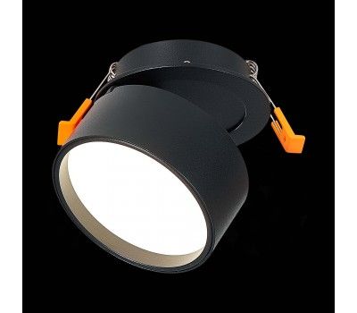 ST651.448.09 Встраиваемый поворотный светильник Черный LED 1*9W 4000K 720Lm Ra>90 120° IP20 D85xH68 Встраиваемые светильники ST651.448.09 Встраиваемый поворотный светильник Черный LED 1*9W 4000K 720Lm Ra>90 120° IP20 D85xH68 Встраиваемые светильники