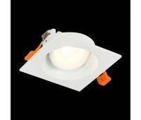 ST208.518.01 Св-к встр. Белый GU10 1*50W  L94xW94xH40 220V Без ламп Встраиваемые светильники