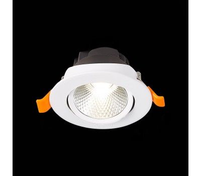 ST211.548.06.24 Св-к встр. Белый LED 1*6W 4000K 480Lm Ra80 24° IP20 D86xH50 220-240V Встраиваемые светильники