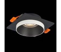 ST206.418.01 Св-к встр. Черный GU10 1*50W  L92xW92xH38 220V Без ламп Встраиваемые светильники