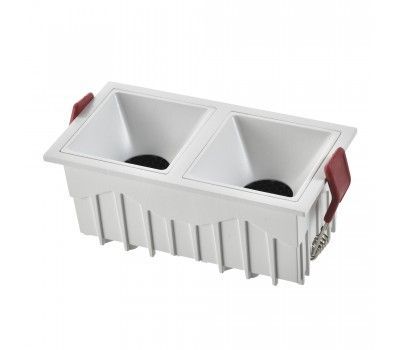 ST757.538.20 Св-к встр. Белый LED 2*10W 60° IP20 L65xW126xH52 85-265V В комплекте Встраиваемые светильники