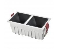 ST757.438.20 Св-к встр. Белый LED 2*10W 60° IP20 L65xW126xH52 85-265V В комплекте Встраиваемые светильники