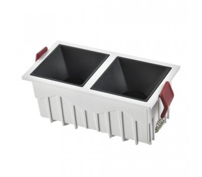 ST757.438.20 Св-к встр. Белый LED 2*10W 60° IP20 L65xW126xH52 85-265V В комплекте Встраиваемые светильники