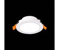 ST210.538.06 Св-к встр. Белый LED 1*6W 3000K 480Lm Ra80 110° IP20 D90xH30 220-240V Встраиваемые светильники