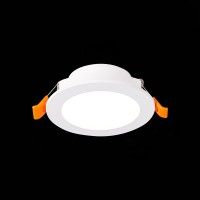 ST210.538.06 Св-к встр. Белый LED 1*6W 3000K 480Lm Ra80 110° IP20 D90xH30 220-240V Встраиваемые светильники