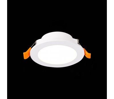 ST210.538.06 Св-к встр. Белый LED 1*6W 3000K 480Lm Ra80 110° IP20 D90xH30 220-240V Встраиваемые светильники