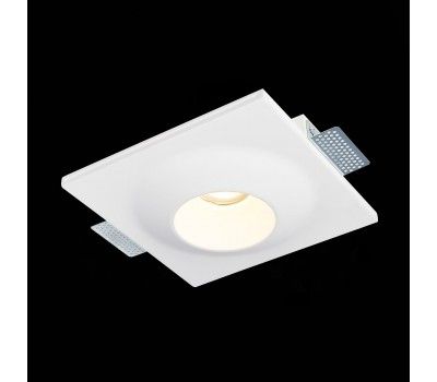 ST253.508.01 Св-к встр. из гипса Белый GU10 1*50W  IP20 L220xW220xH58 180-240V Без ламп Встраиваемые светильники