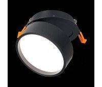 ST651.448.14 Встраиваемый поворотный светильник Черный LED 1*14W 4000K 1 100Lm Ra>90 120° IP20 D105x Встраиваемые светильники