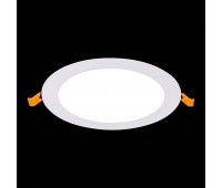 ST209.538.12 Св-к встр. Белый LED 1*12W 3000K 816Lm Ra80 110° IP20 D170xH8 90-265V Встраиваемые светильники