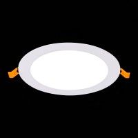 ST209.538.12 Св-к встр. Белый LED 1*12W 3000K 816Lm Ra80 110° IP20 D170xH8 90-265V Встраиваемые светильники