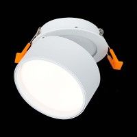 ST651.548.09 Встраиваемый поворотный светильник Белый LED 1*9W 4000K 720Lm Ra>90 120° IP20 D85xH68 1 Встраиваемые светильники ST651.548.09 Встраиваемый поворотный светильник Белый LED 1*9W 4000K 720Lm Ra>90 120° IP20 D85xH68 1 Встраиваемые светильники