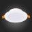 ST210.538.12 Св-к встр. Белый LED 1*12W 3000K 900Lm Ra80 110° IP20 D120xH30 220-240V Встраиваемые светильники