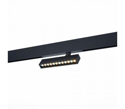 ST656.446.09 Св-к трек. Черный LED 1*9W 4000K 700Lm Ra>90 24 IP20 L220xW25xH105 220V SKYLINE 220