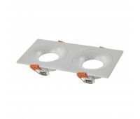 ST259.508.02 Св-к встр. Белый GU10 2*50W IP44 L100xW200xH40 -V Без ламп Встраиваемые светильники