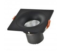 ST259.438.10 Св-к встр. Черный LED 1*10W 3000K 700Lm Ra>90 60° IP44 L100xW100xH66 85-265V Встраиваемые светильники