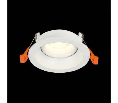 ST208.508.01 Св-к встр. Белый GU10 1*50W  D94xH40 220V Без ламп Встраиваемые светильники