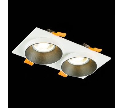 ST206.528.02 Св-к встр. Белый GU10 2*50W  IP20 L175xW92xH38 220V Без ламп Встраиваемые светильники