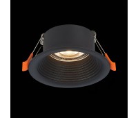 ST202.408.01 Св-к встр. Черный GU10 1*50W D89xH40 220V Без ламп Встраиваемые светильники ST202.408.01 Св-к встр. Черный GU10 1*50W D89xH40 220V Без ламп Встраиваемые светильники