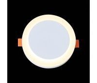 ST104.502.06 Светильник встраиваемый Белый LED 1*6W 3000K 468Lm Ra>80 120° IP20 D110xH20 170-240V Встраиваемые светильники