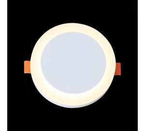 ST104.502.06 Светильник встраиваемый Белый LED 1*6W 3000K 468Lm Ra>80 120° IP20 D110xH20 170-240V Встраиваемые светильники