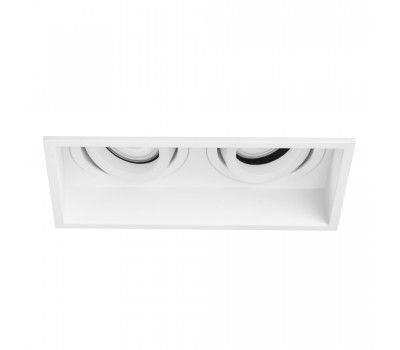 ST261.518.02 Св-к встр. Белый GU10 2*50W IP20 L91,5xW17,2xH5,2 220V Без ламп Встраиваемые светильники