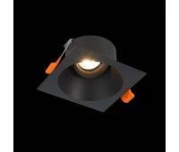 ST207.418.01 Св-к встр. Черный GU10 1*50W L103xW103xH52 220V Без ламп Встраиваемые светильники ST207.418.01 Св-к встр. Черный GU10 1*50W L103xW103xH52 220V Без ламп Встраиваемые светильники