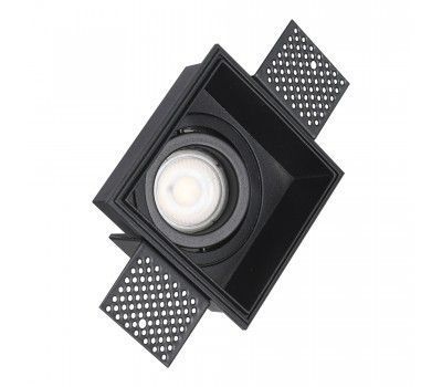 ST262.418.01 Св-к встр. Черный GU10 1*50W IP20 L91,5xW91,5xH5,2 220V Без ламп Встраиваемые светильники