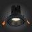 ST705.448.10 Св-к встр. Черный LED 1*10W 4000K 750Lm Ra>90 38° IP20 D102xH85 170-240V Встраиваемые светильники
