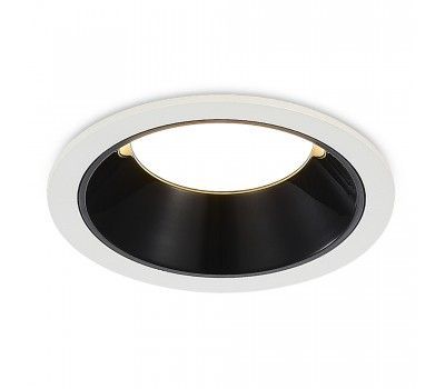 ST755.438.07 Св-к встр. Черный LED 1*7W 3000K 630Lm Ra80 120° IP20 D85xH45 100-240V Встраиваемые светильники