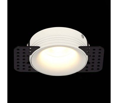 ST218.558.01 Св-к встр. Белый GU10 1*50W  IP20 D78xH30 165-265V Без ламп Встраиваемые светильники