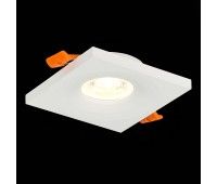 ST205.518.01 Св-к встр. Белый GU10 1*50W  L94xW94xH27 220V Без ламп Встраиваемые светильники