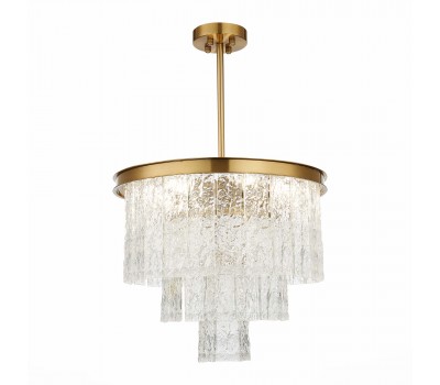 SL1230.302.06 Люстра потолочная ST-Luce Латунь/Прозрачный E14 6*60W STABIA