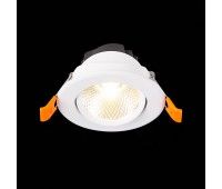 ST211.538.08.36 Св-к встр. Белый LED 1*8W 3000K 640Lm Ra80 36° IP20 D86xH50 220-240V Встраиваемые светильники