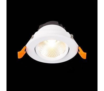 ST211.538.08.36 Св-к встр. Белый LED 1*8W 3000K 640Lm Ra80 36° IP20 D86xH50 220-240V Встраиваемые светильники