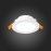 ST212.508.05 Св-к встр. Белый LED 1*5W 3000K/4000K/6000K 375Lm Ra80 110° IP20 D92xH30 220-240V Встраиваемые светильники