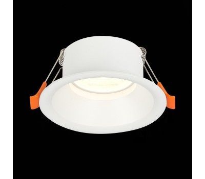 ST201.508.01 Св-к встр. Белый GU10 1*50W  D89xH40 220V Без ламп Встраиваемые светильники