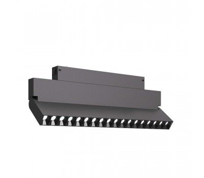 ST686.436.18 Св-к трек. Черный LED 1*18W 3000K 1 470Lm Ra>90 34° IP20 L370xW26xH137 220V SKYLINE 220