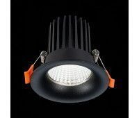ST703.438.10 Св-к встр. Черный LED 1*10W 3000K 900Lm Ra>90 38° IP20 D85xH75 170-240V Встраиваемые светильники