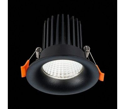 ST703.438.10 Св-к встр. Черный LED 1*10W 3000K 900Lm Ra>90 38° IP20 D85xH75 170-240V Встраиваемые светильники