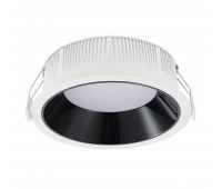 ST755.438.18 Св-к встр. Черный LED 1*18W 3000K 1 620Lm Ra80 120° IP20 D160xH60 100-240V Встраиваемые светильники