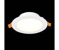 ST212.508.10 Св-к встр. Белый LED 1*10W 3000K/4000K/6000K 850Lm Ra80 110° IP20 D120xH30 220-240V Встраиваемые светильники