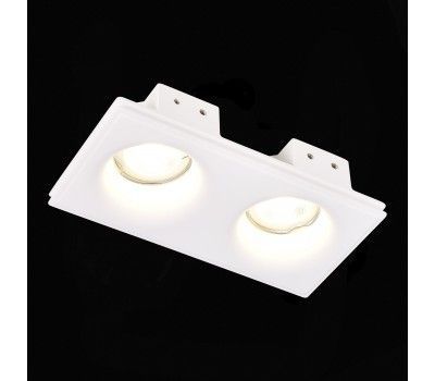 ST254.328.02 Св-к встр. из гипса Белый GU10 2*50W IP20 L200xW100xH45 180-240V Без ламп Встраиваемые светильники ST254.328.02 Св-к встр. из гипса Белый GU10 2*50W IP20 L200xW100xH45 180-240V Без ламп Встраиваемые светильники