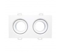 ST255.528.02 Св-к встр. Белый GU10 2*50W  IP65 L180xW90xH40 220V Без ламп Встраиваемые светильники