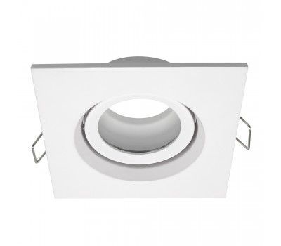 ST255.518.01 Св-к встр. Белый GU10 1*50W  IP65 L96xW96xH45 220V Без ламп Встраиваемые светильники