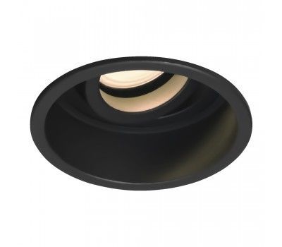 ST261.408.01 Св-к встр. Черный GU10 1*50W IP20 D91,5xH5,2 220V Без ламп Встраиваемые светильники